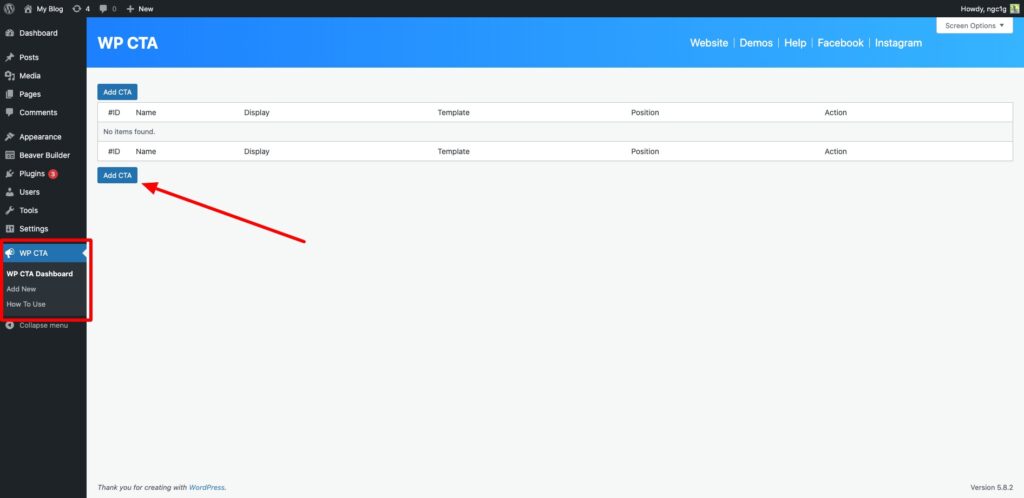 How To Use | WP CTA Pro