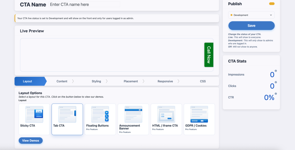 WP CTA PRO | CTA Plugin for WordPress